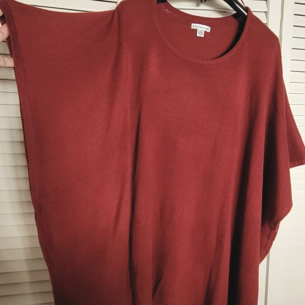 Croft & Barrow Pullover Ruana - Picture 9 of 13